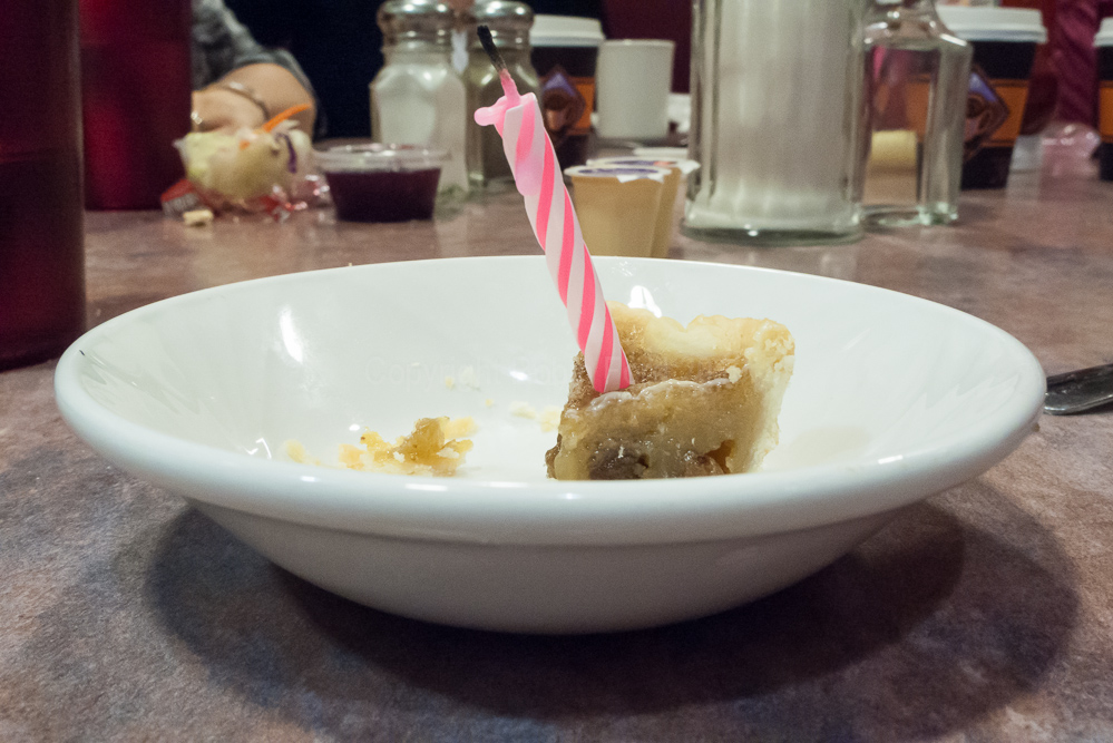 Claire's birthday dinner
