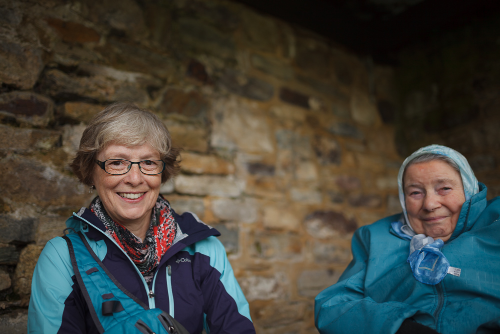Sheltering near Christchurch Priory