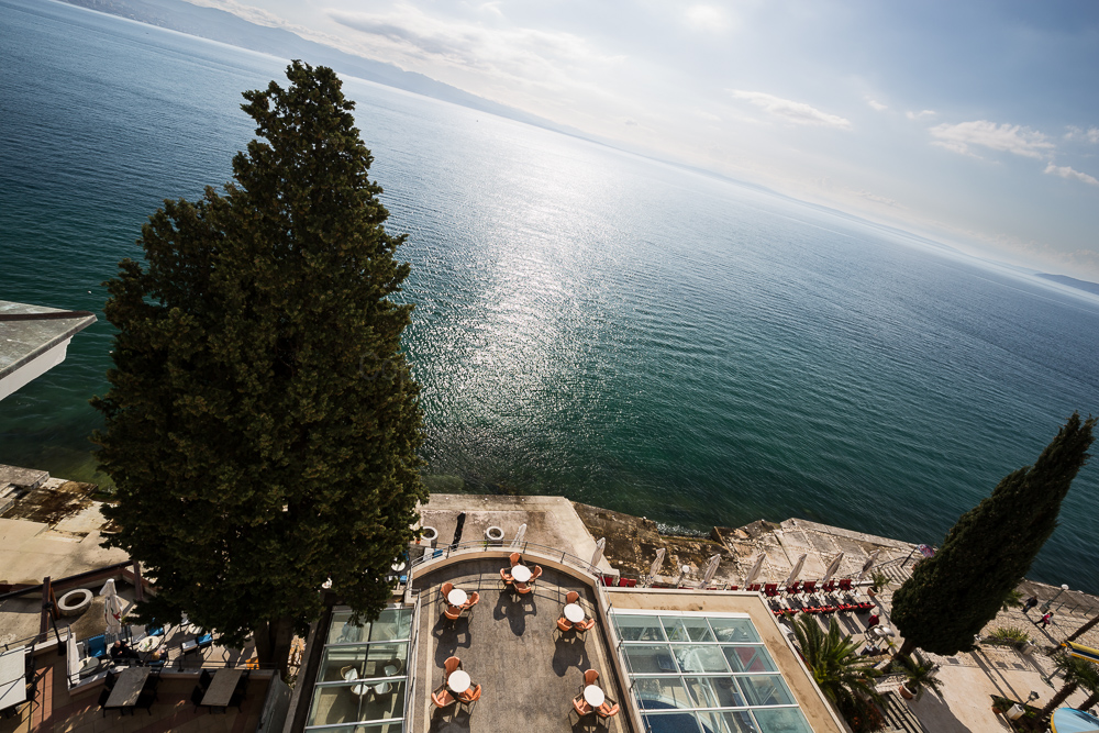 View from our room in the Hotel Savoy, Opatija