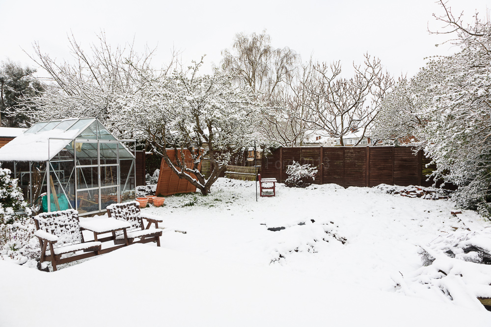 Late snow in April 2008