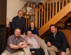 Visiting cousins, April 2014