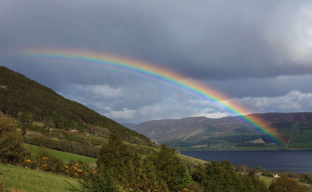 Rainbow over Loch Ness