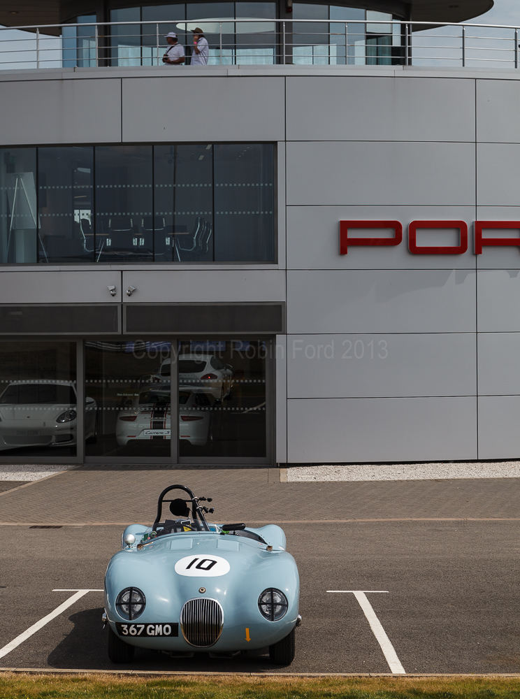 Looks lost outside the Porsche Centre