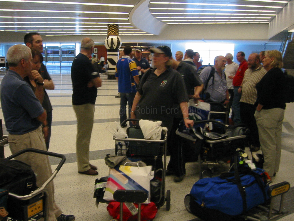 Arrival in Houston - 15/09/05