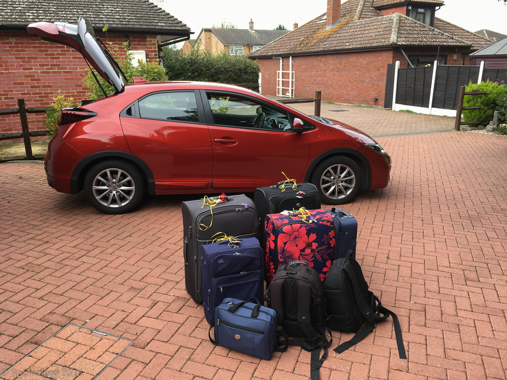 Heading for the airport