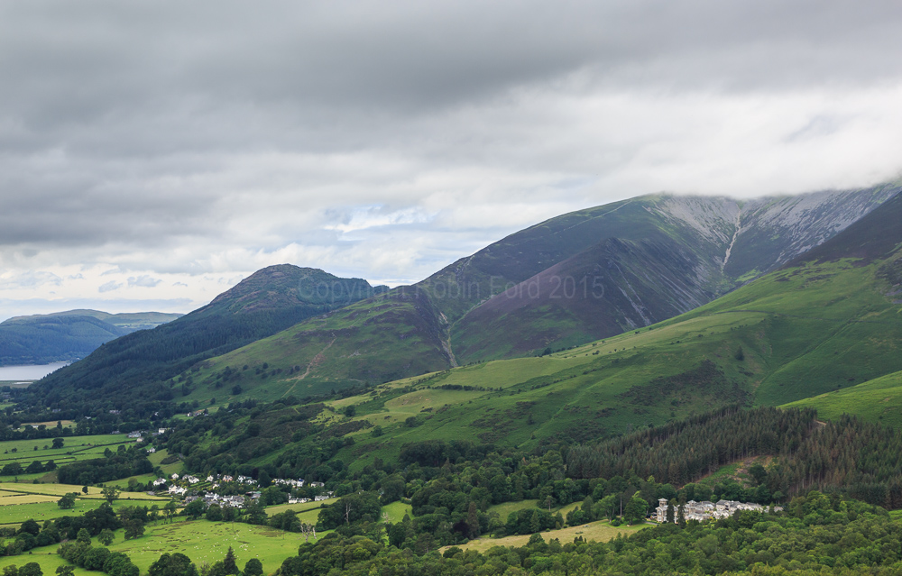 Skiddaw in cloud