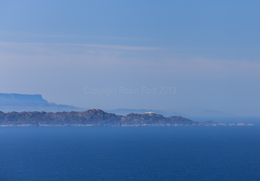 Rona, with Skye in the background