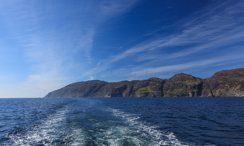 Sailing away from the Golden Eagle nest area